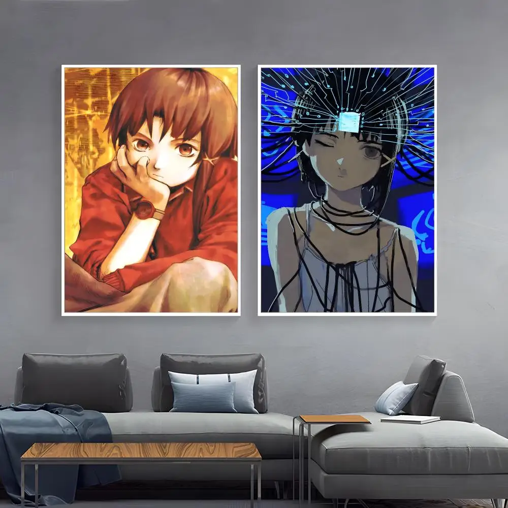 S-Serial Experiments L-lain Poster Paper Print Home Living Room Bedroom Entrance Bar Cafe Art Painting Decoration
