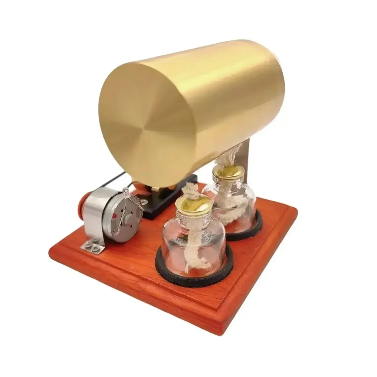 

Mini Steam Boiler Model Single Cylinder Swing Engine Model Set Popular Science Physics Toy
