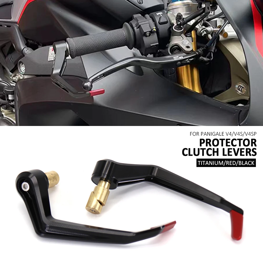 Motorcycle CNC Brake Clutch Levers Guard Protector For DUCATI PANIGALE V2 V4 S SP Panigale V4SP V4S Handle Bar Grips Guard