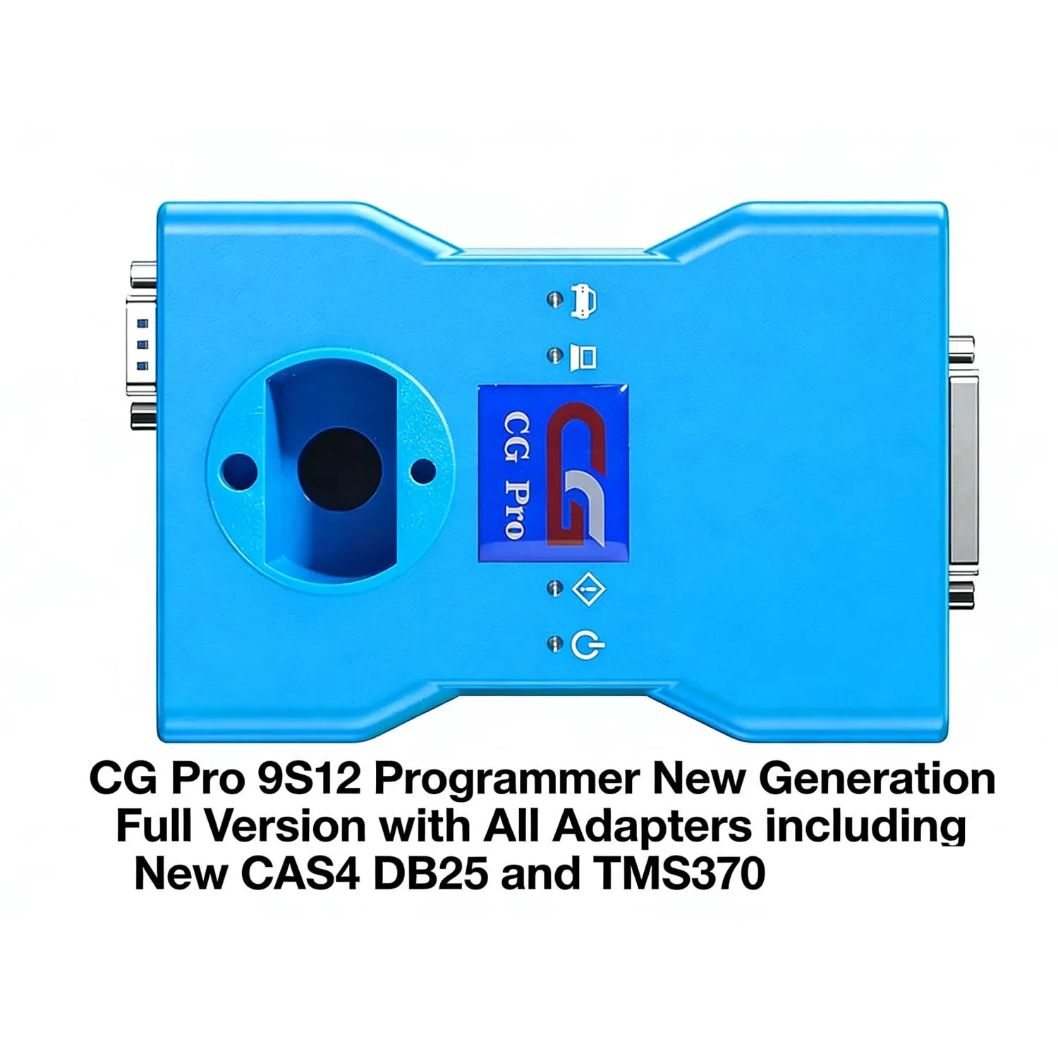 

Автомобильный программатор чипов CG Pro 9S12, полный комплект с адаптерами CAS4+DB25 и TMS370 для кодирования ЭБУ, программирования автомобильных ключей и работы с иммобилайзерами