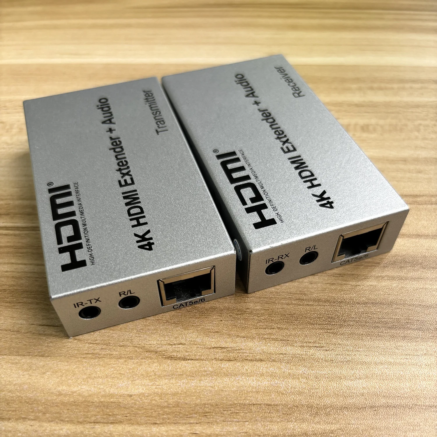 60M 100M HDMI Extender 4K 1080p HDMI Transmitter Receiver kit Over Cat 5e CAT6 RJ45 Ethernet Cable Converter Laptop PC To TV