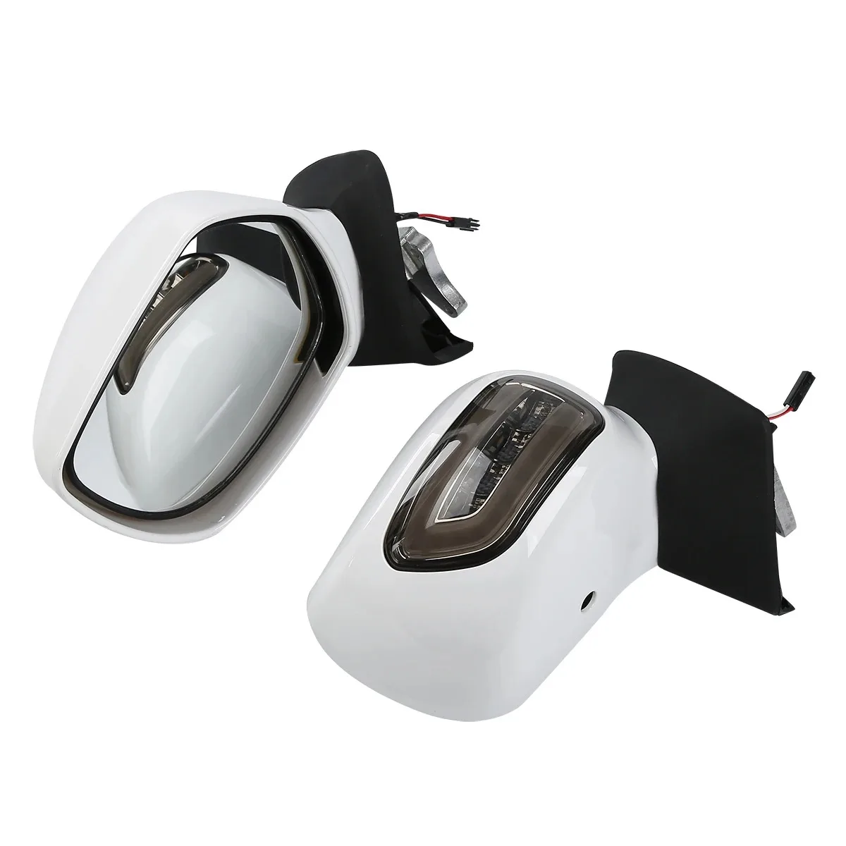 

Fits the 2013–2017 Honda GL1800 F6B Gold Wing GL 1800 motorcycle rearview mirrors (with LED turn signals, Smoke lenses)