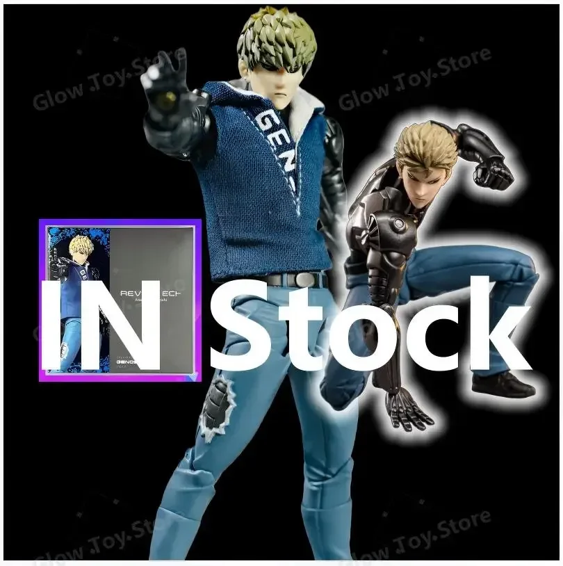 

Новые аниме-фигурки Ko Genos, Kaiyodo Revoltech Yamaguchi One Punch Man, подвижная модель-статуэтка, игрушки для детей, подарки