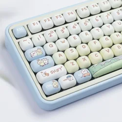 MOA/MOG keycaps Kohachi Keycaps PBT DYE-SUB Big Set Cute Anime 2.25U 2.75U for Alice Mechanical Keyboard Customization