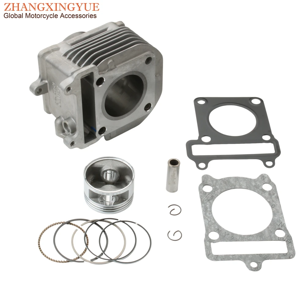 Scooter 51.5mm Cylinder Kit & Piston For Yamaha XC125 Cygnus125 1997-1999 Cygnus R 125cc 4T 2000-2003 Vino125 2V 4CW-E1310-10