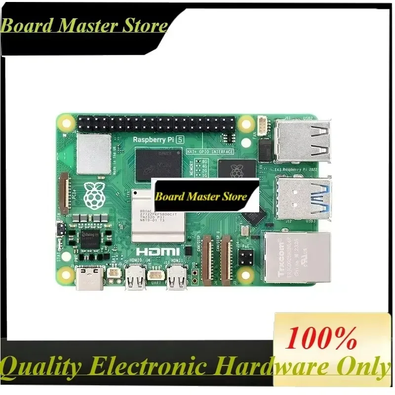 BoMaSaspberry Pi 5 4GB 8GB RAM Development Board Raspberry Pi 5 Computer Optional Kit