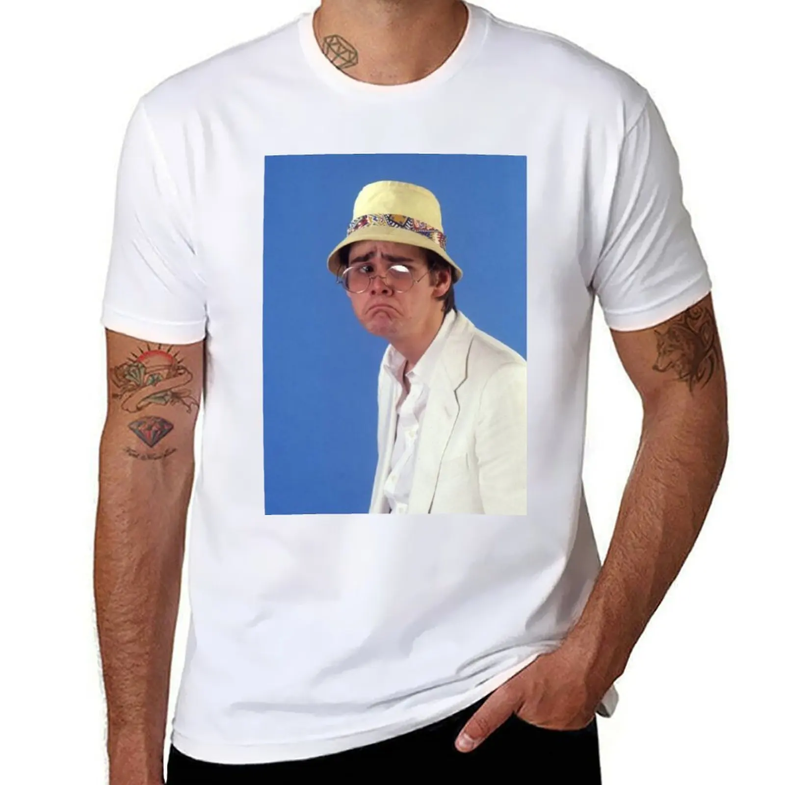 

jim carrey T-Shirt men t shirt cotton 100% man t shirts cotton T-Shirt