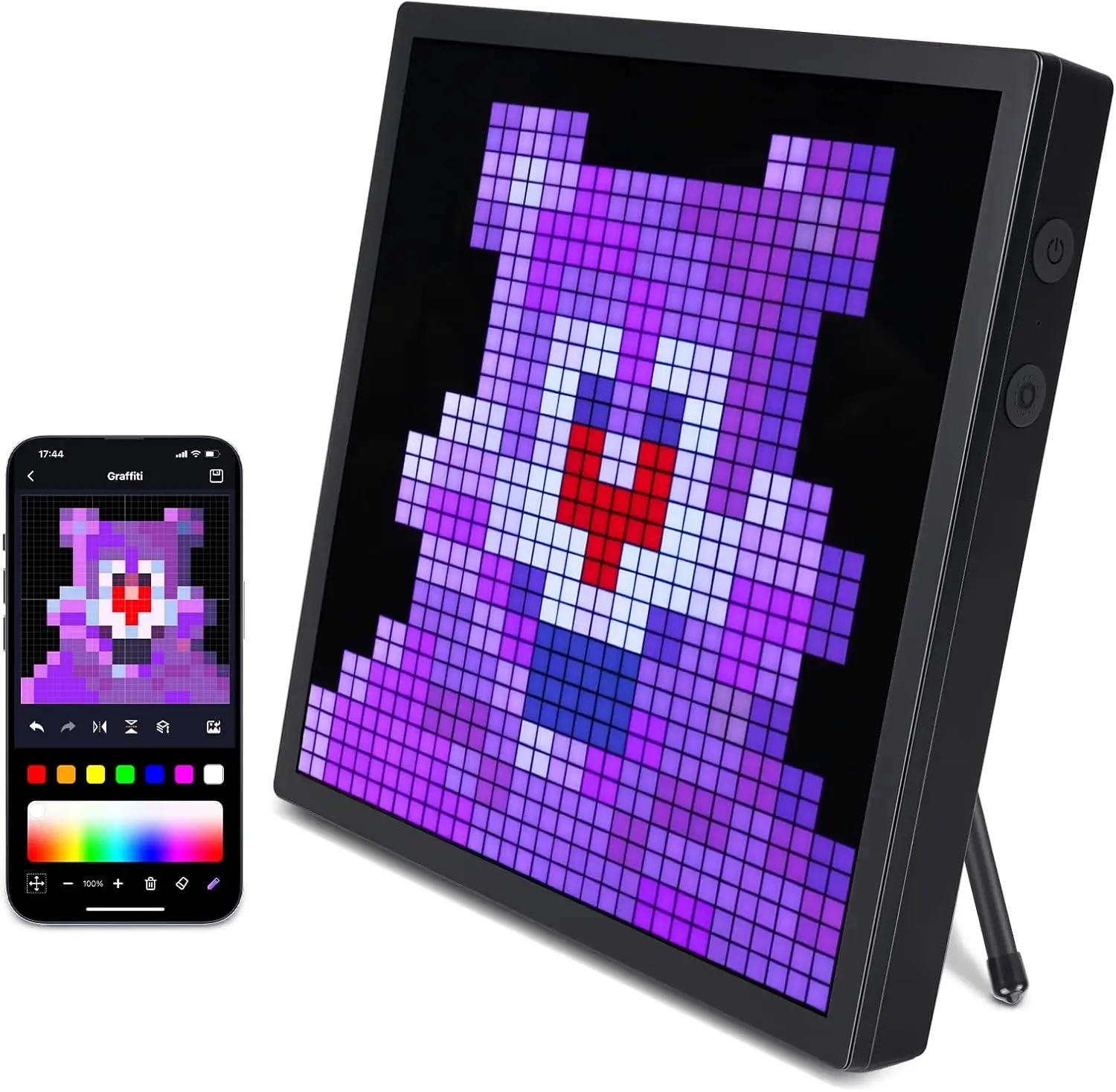 BOTAI LED Pixel Display 32x32 RGB LED Matrix Panel Programmable Pixel Art Display with Bluetooth APP Control