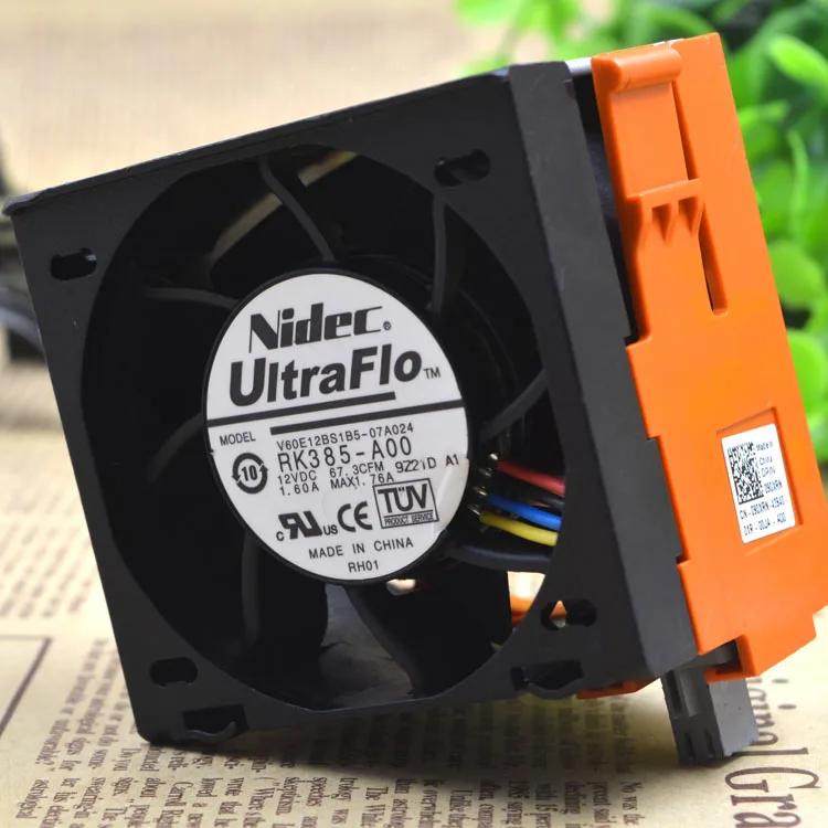 6038 12V 1.6A RK385-A00 4WIRES SERVER DEDICATED BALL FAN