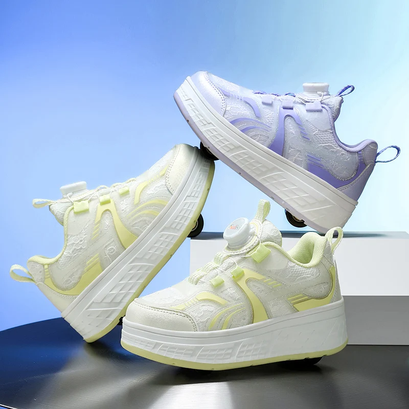 

Adult Flying Shoes: 4 Retractable Wheels, Adventure at Your Feet!