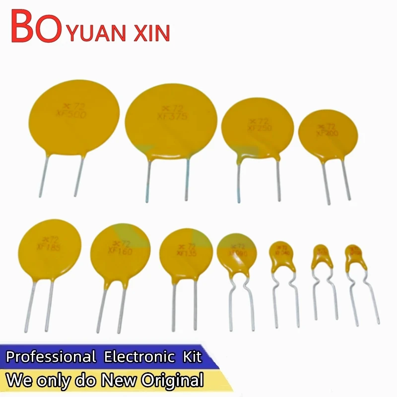20PCS PPTC Resettable Fuse x72V RXEF XF050/075/X110/135/200/375/400/500mA RXEF250 XF185 RXEF010 RXEF110