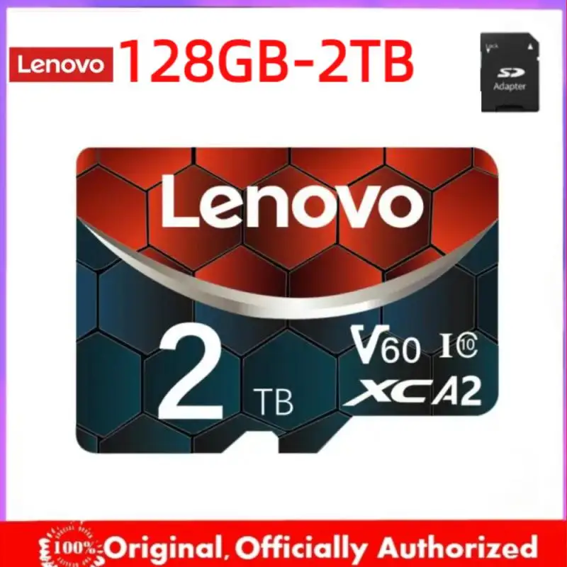 Lenovo 100% Original Micro Card 2TB High Speed Micro TF SD Card 1TB TF SD Memory Card Flash Card For Phone Cam Nintendo Switch