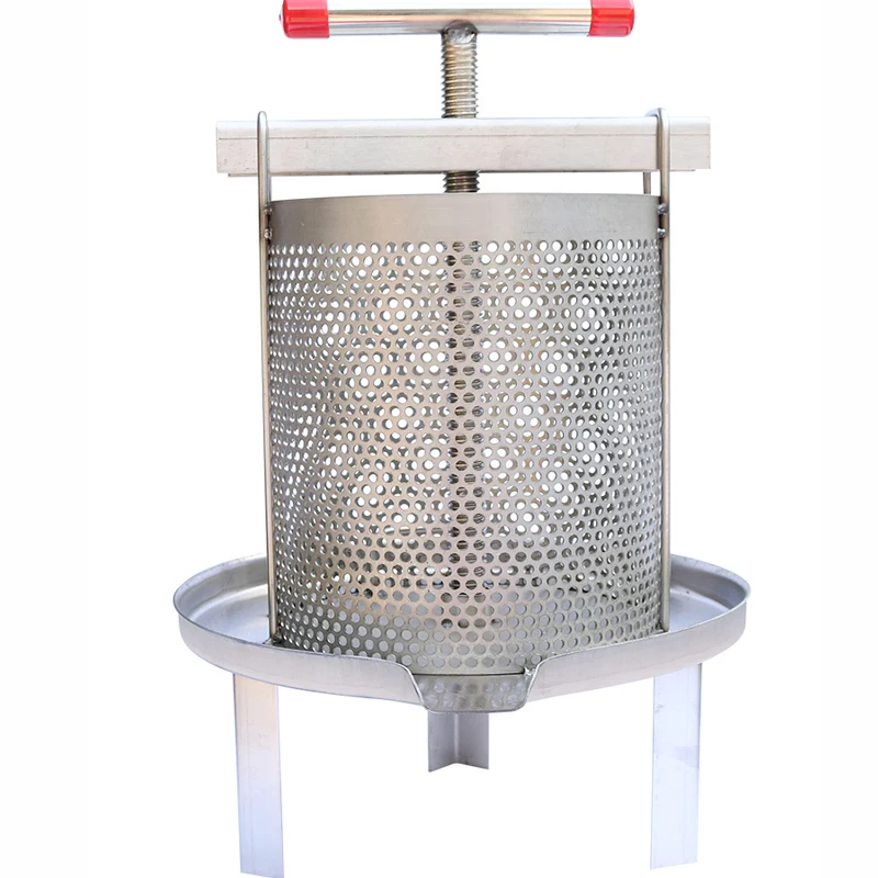 Manual Mesh Rotary Honey Pressing Machine Honey Juice Machine For Beekeepers Solid Honey Extracting And Separating Machine