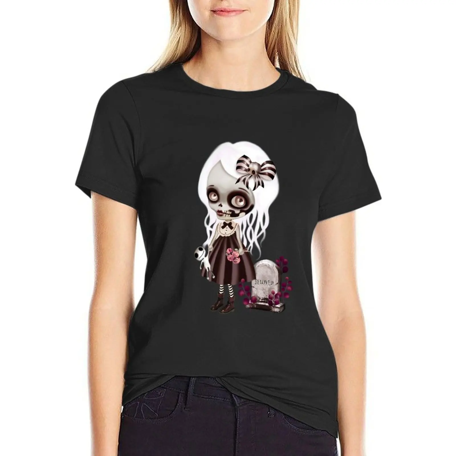 Zombie Girl T-Shirt cute clothes shirts graphic tees summer tops cotton t shirts Women