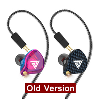 Original Old Version QKZ VK4 ZXN Earphone HiFi Bass Detachable Wired Headphones With Microphone Noise Cancelling Headsets Games