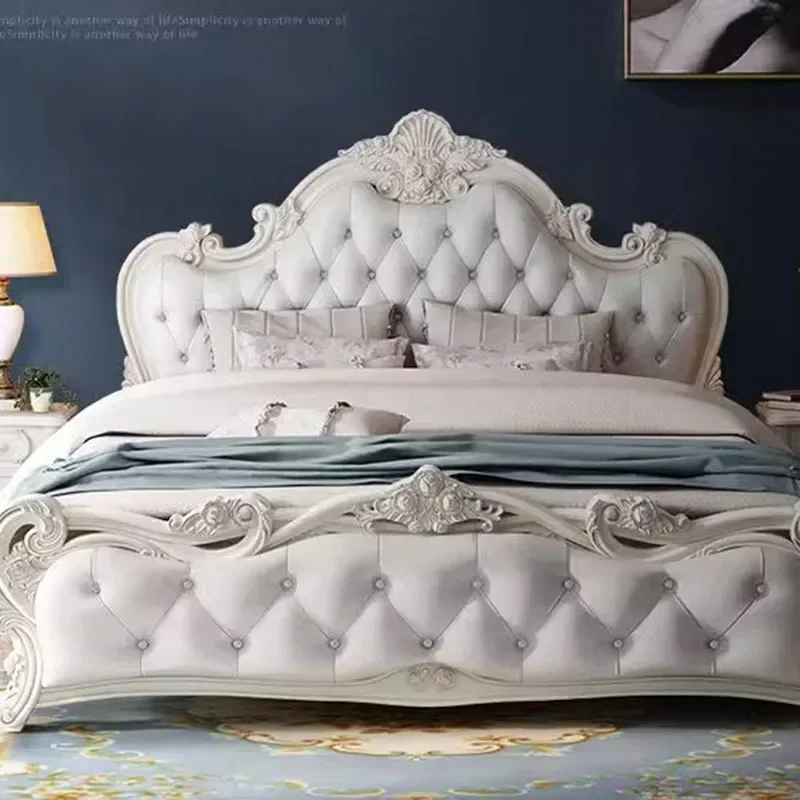 سرير الزواج Letto من الجلد الخشبي الفاخر ، سرير الملكة الجمالي ، تحت التخزين ، حجم كينج ، سرير مزدوج لغرفة النوم ، أثاث الغرفة