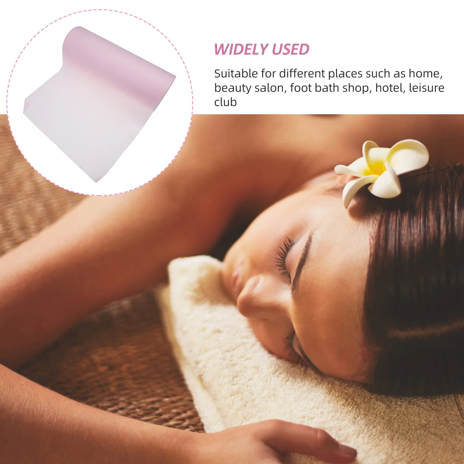Pés descartáveis toalha tapete de papel manicure almofada de unhas não irritante seguro pele amigável casa salão de beleza uso do hotel