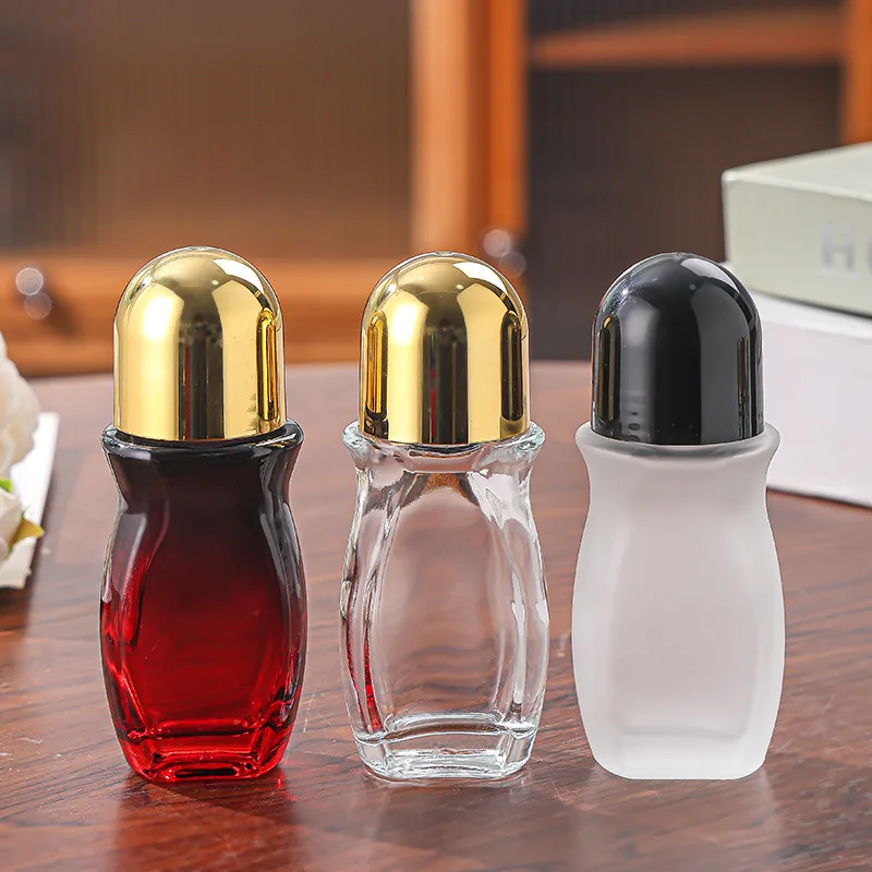 

30ml Large Empty Roll Bottle For Essential Oils Lip Gloss And Deodorant Refillable Glass Bottle Roller Balls For Travel Women