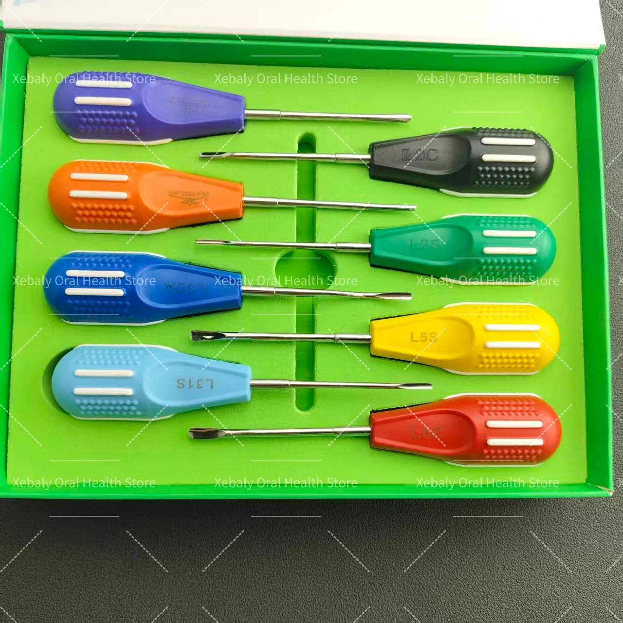 1Set Dental Curved Root Elevator Minimally Invasive Tooth Extracting Set Dental Luxating Elevator Dentistry Surgical Instrument