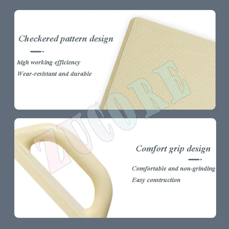 بولي التجصيص تعويم مجرفة 280 مللي متر x 140 مللي متر ملعقة بطانة جافة الجص أداة تبليط للجص السلس أو الاسمنت