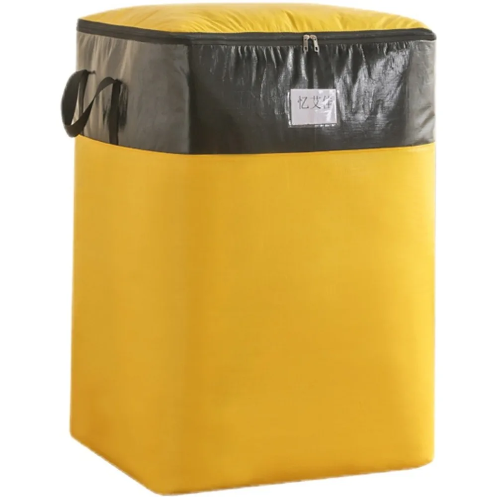 Large Capacity Moving Package Bag Durable Waterproof Luggage Packing Bag Moisture-proof Dustproof Clothes Quilt Storage Bag Home
