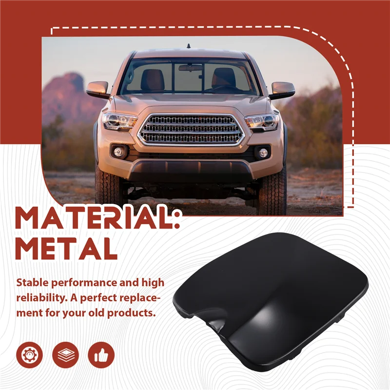 

AT92-New Fuel Filler Door Cover 77305-04080 For Toyota Tacoma 5Ft Bed 2016-2023 Fuel Filler Cap