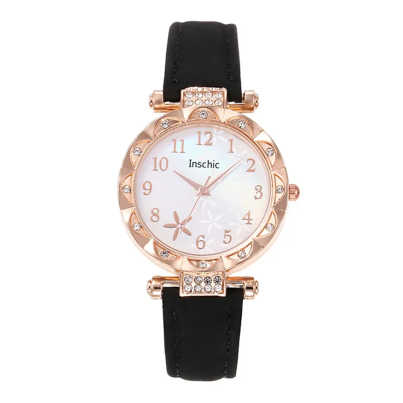 Women's Starfish Dial Versatile Women's Watch Ins Style Fashion Trend Quartz Leather Belt Watch