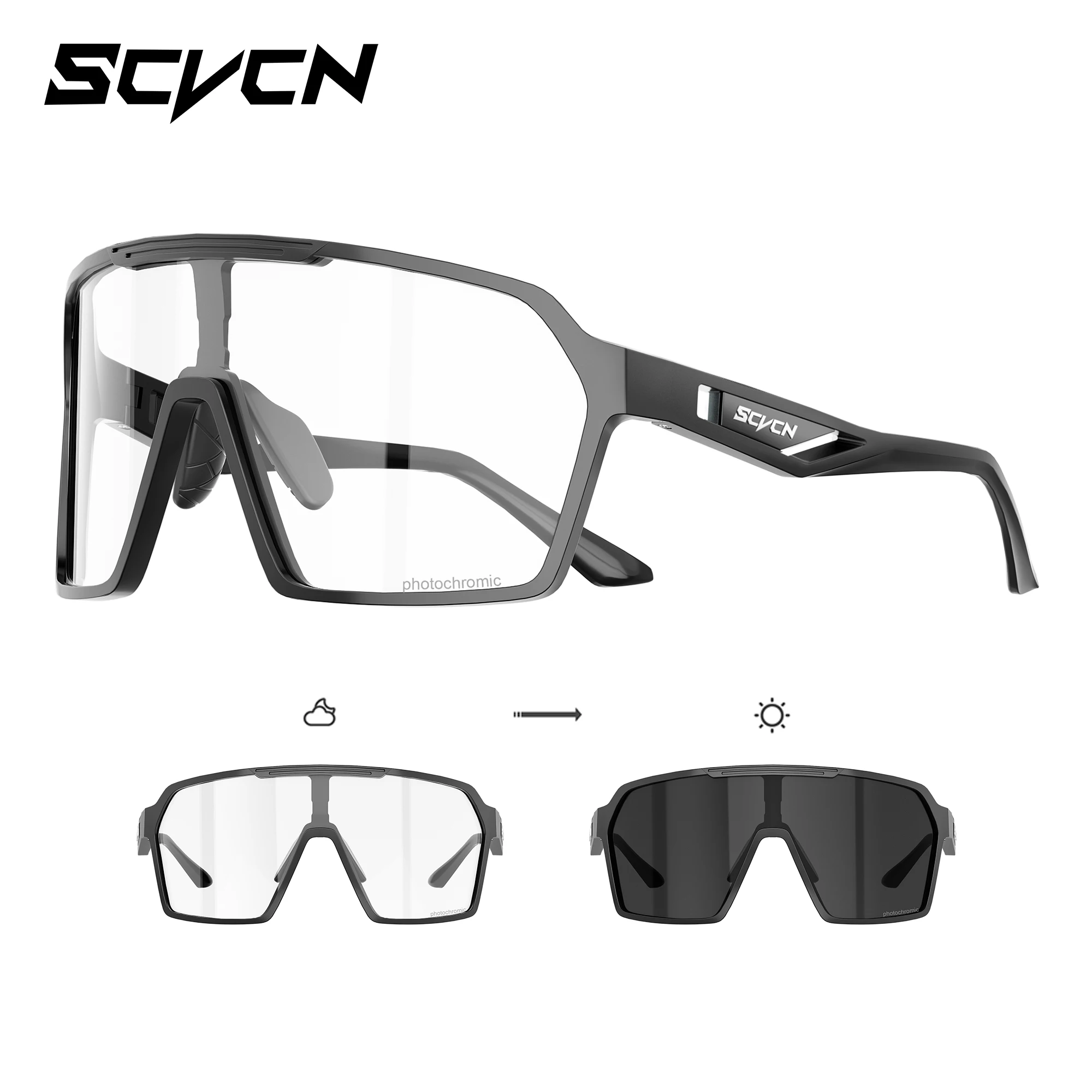 AliExpress SCVCN UV400 Bike Sunglasses for Men Cycling Glasses Women Outdoor MTB Sports Bicycle Glasses for Riding Eyewear Bike Sunglasses