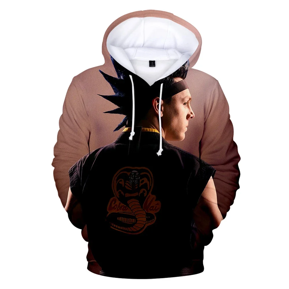 2024 NEW Fashion Casual Popular Cobra Kai 3D Printed Hoodies Men Women Autumn Streetwear Oversized Hooded Sweatshirts