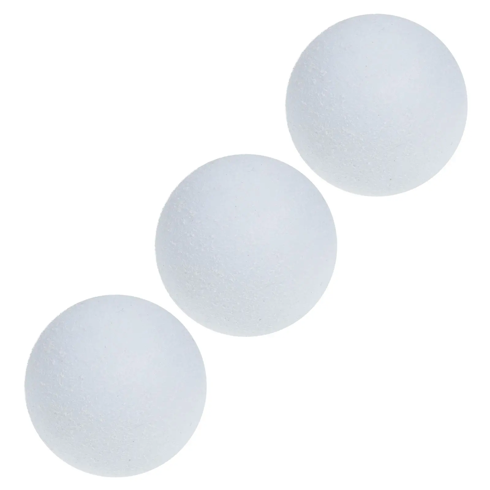 

6 Pcs 36mm White Fuzzy Balls Table Soccer Game Accessories Portable Mini Foosball Replacement Wear Resistant Child Toy