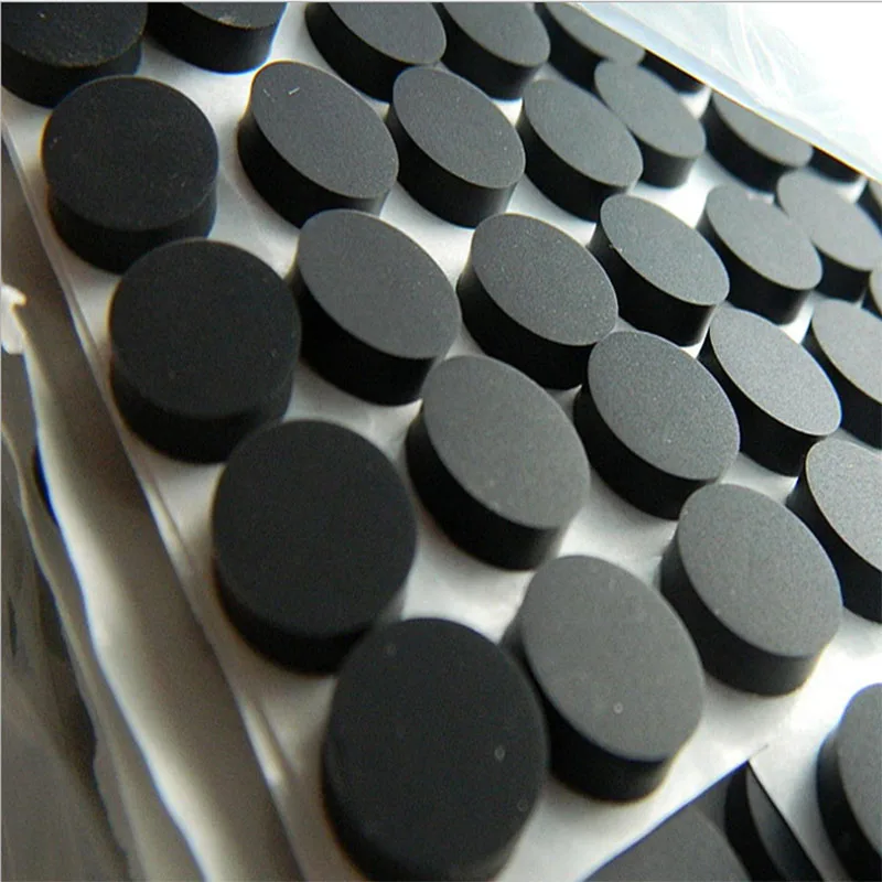 NEW Self Adhesive Silicone Rubber Pad Round Non-slip Furniture Leg Feet Mat Diameter 4.5-20mm
