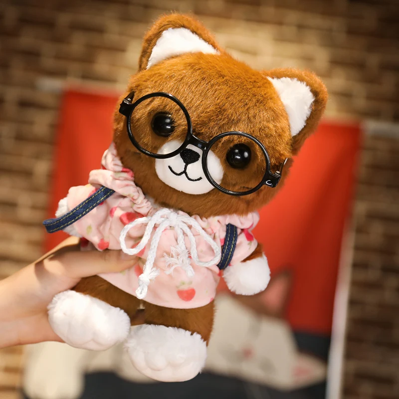 26cm Cute Dress Up Lalafanfan Cafe Cat Plush Toy Stuffed Soft Kawaii Kitten Doll Animal Pillow Birthday Gift For Kids Children