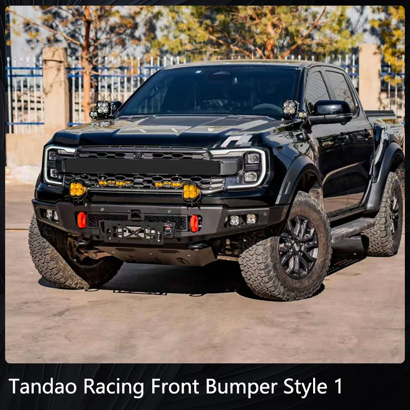 Special Competition Version Front and Rear Bumper Mod for 2023-2025 for Ford for Ranger Raptor Off-Road Modified Exterior