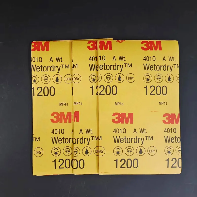 3 m401q automatyczne wykończenie polerowania wykończenie polerowanie piękno wody papier ścierny piasek P1200 Mesh 139*228 MM