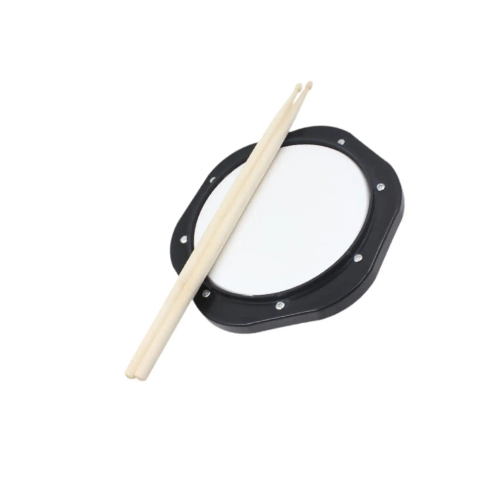 

10 inch Dumb Drum Pad with 1 Pair Drum Sticks for Adults Kids for Indoor Outdoor