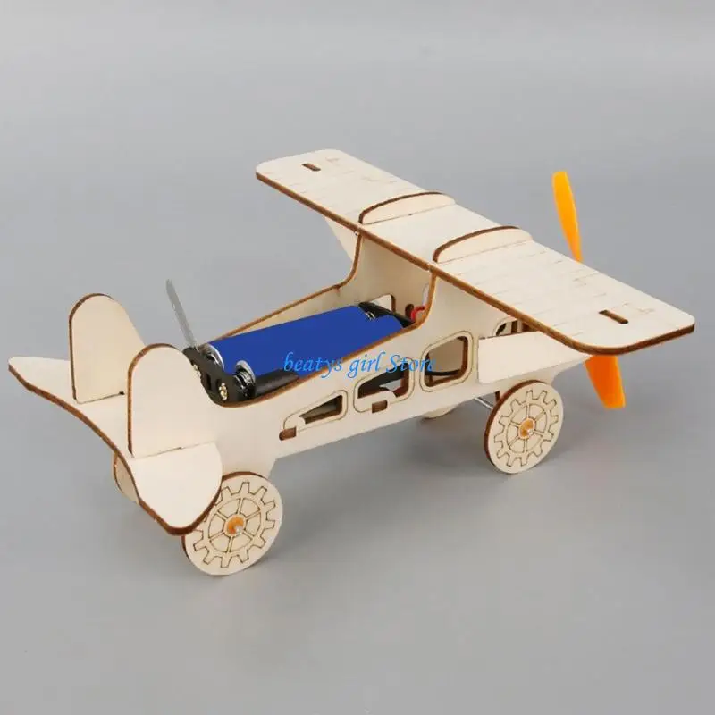 

C7AB Solar Power Kits Suitable for Kids Educational Wooden Toy with Solar Panel