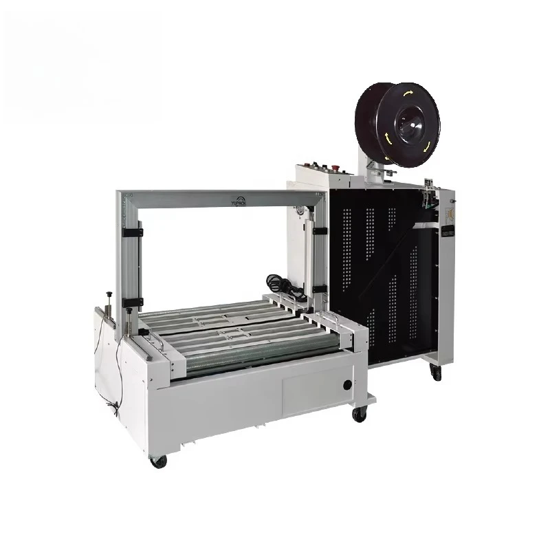 Full-Auto Low Table Carton Strapping Machine High Efficiency Packing Strapper Custom