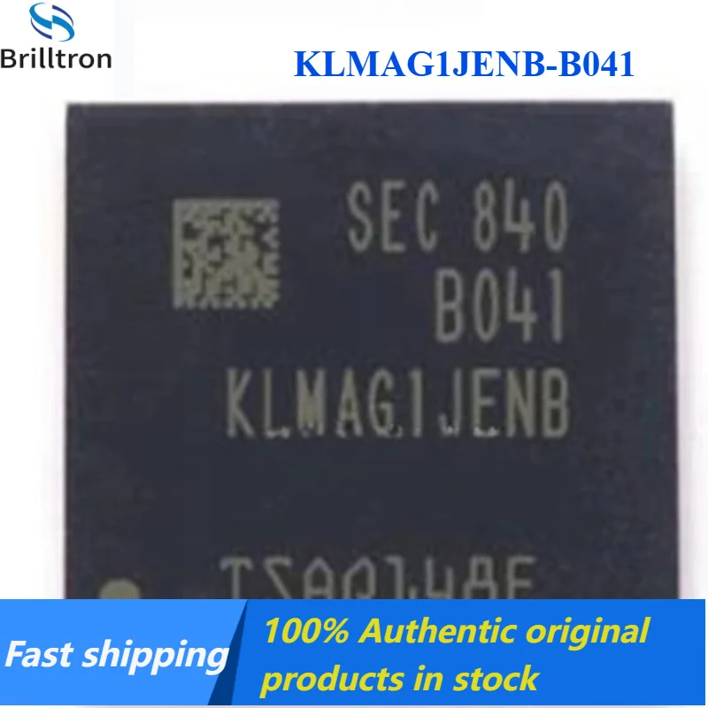 1-5PCS  KLMAG1JENB-B041 New,original KLMAG1JENB-B041 16GB BGA153 Memory Chips, Original EMMC Chips, in Stock. Fast Shipping.