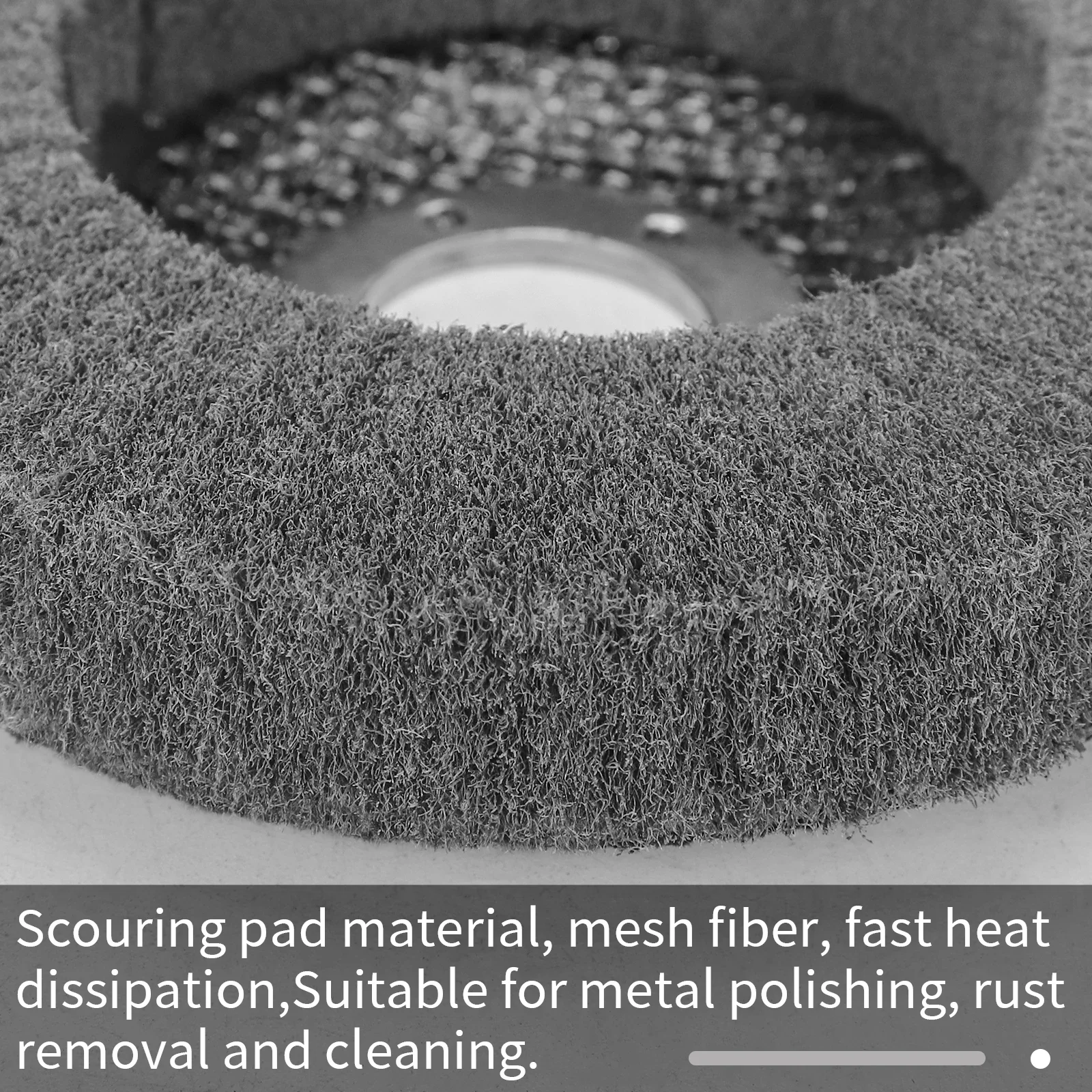 4/4.5/5 بوصة 1 قطعة ألياف النايلون رفرف إطارات لامعة القرص 800 حصى لطاحونة زاوية لتلميع الخشب والمعادن #4