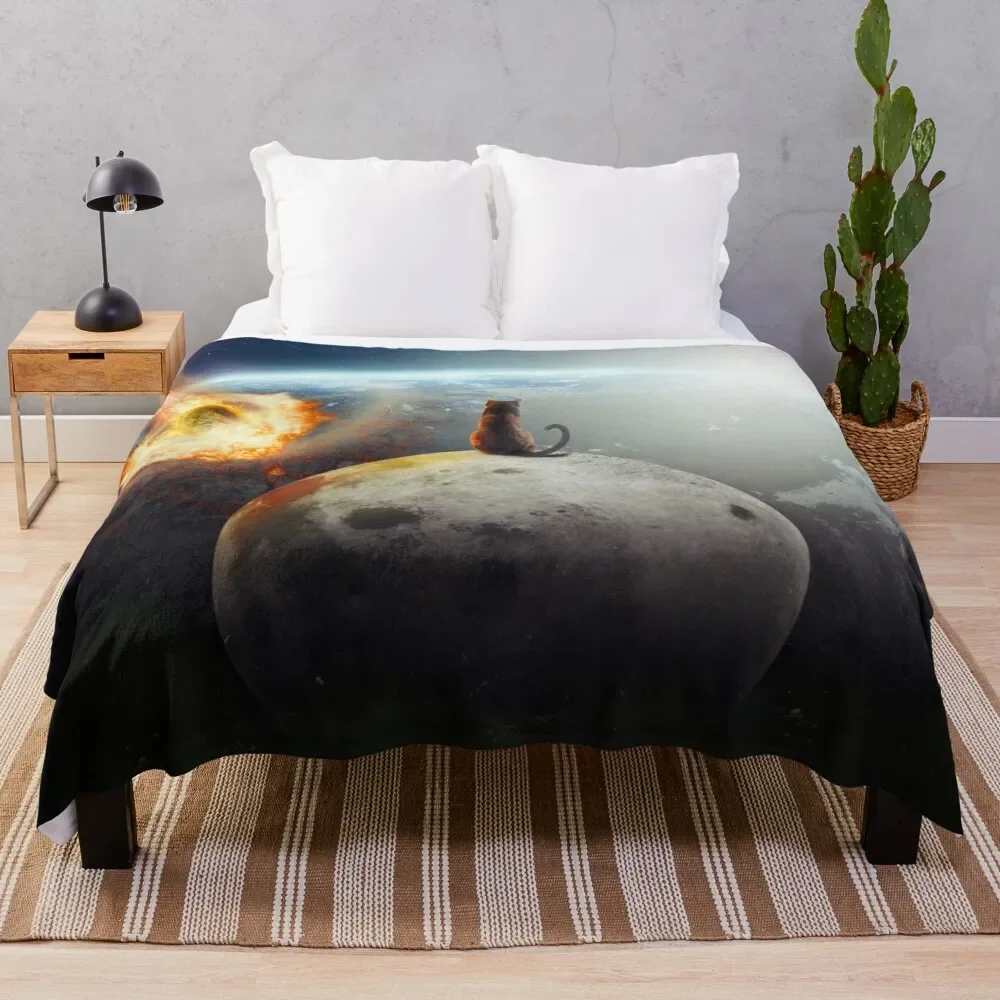 

Cat Victory Throw Blanket Ultra Plush Cozy Blanket for Napping Sleeping