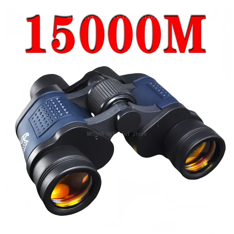 60x60 Powerful Long Range Binoculars Zoom HD BAK4-Prism High Magnification Professional Telescope for Hunting Tourism