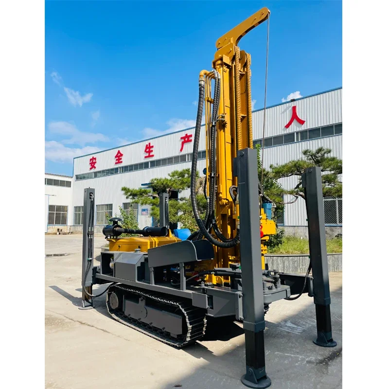 Mine Drilling Rig 100m, 150m, 200m, 300m, 350m, 600 Mounted Water Well Drilling Rig Machine For Sale