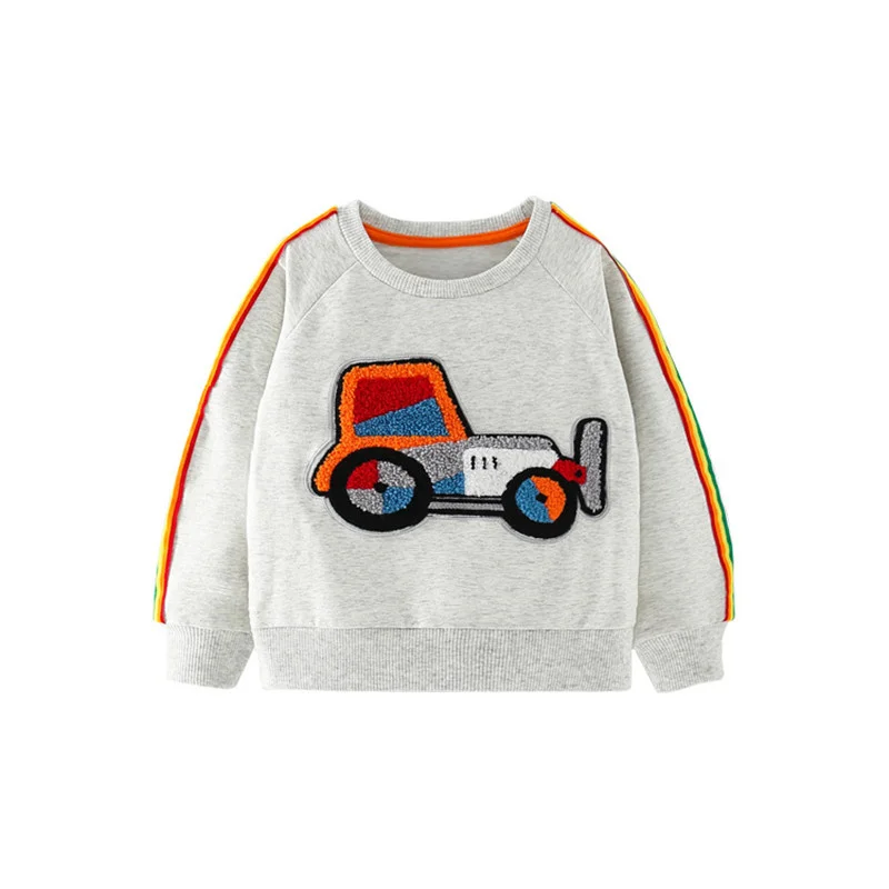 Zeebread Long Sleeve Boys Winter Spring Sweatshirts Animals Cotton Children's Sports Tops Baby Hoodies Shirts