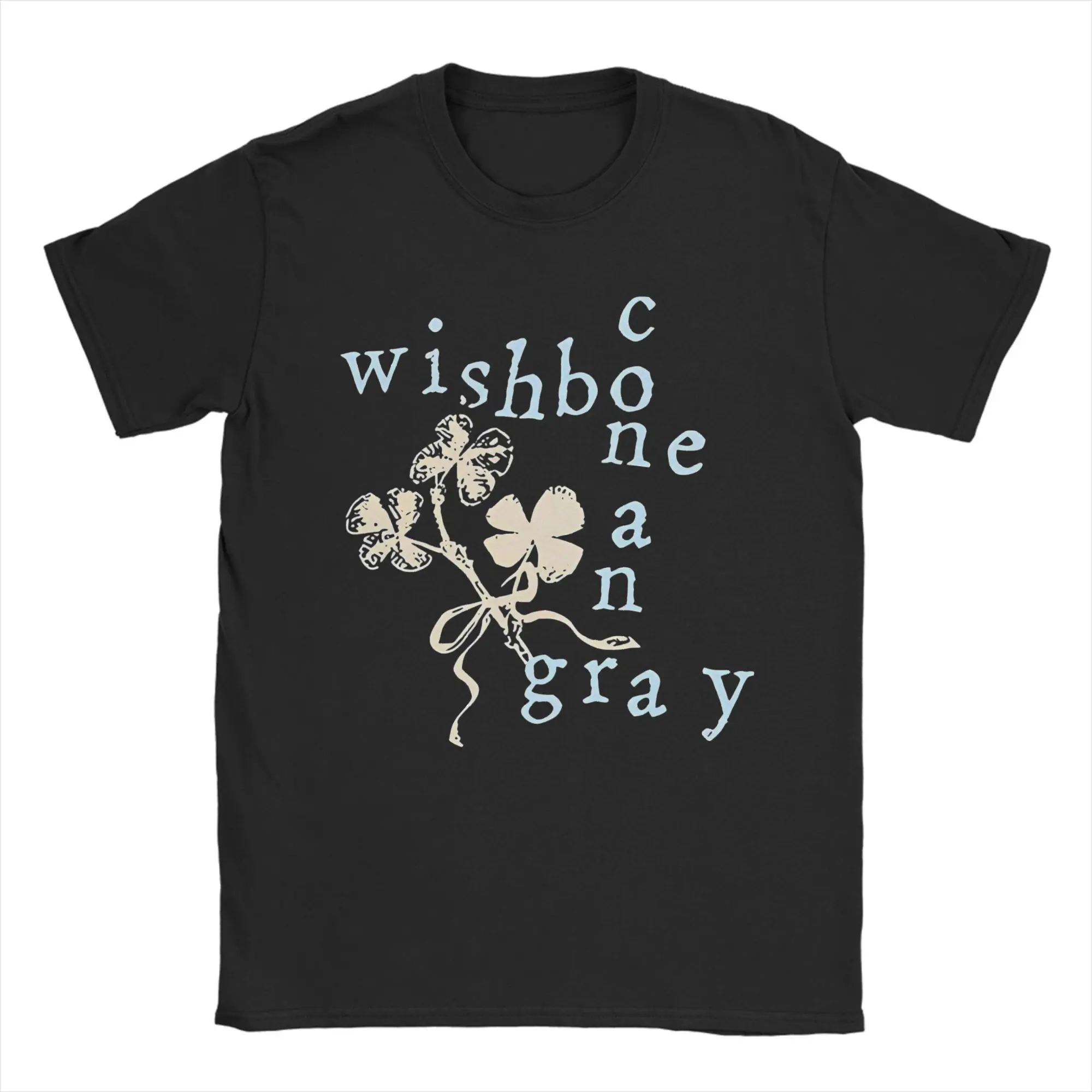 Conan Gray Wishbone Clovers Crossword T-Shirt for Men  Vintage Pure Cotton Tees Crew Neck Short Sleeve T Shirt Gift Idea Tops