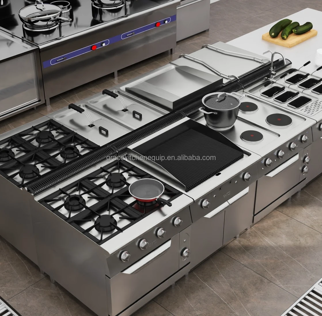 

Custom High-End Commercial Cooking Equipment Solutions for Hotel & Restaurant Dining Projects