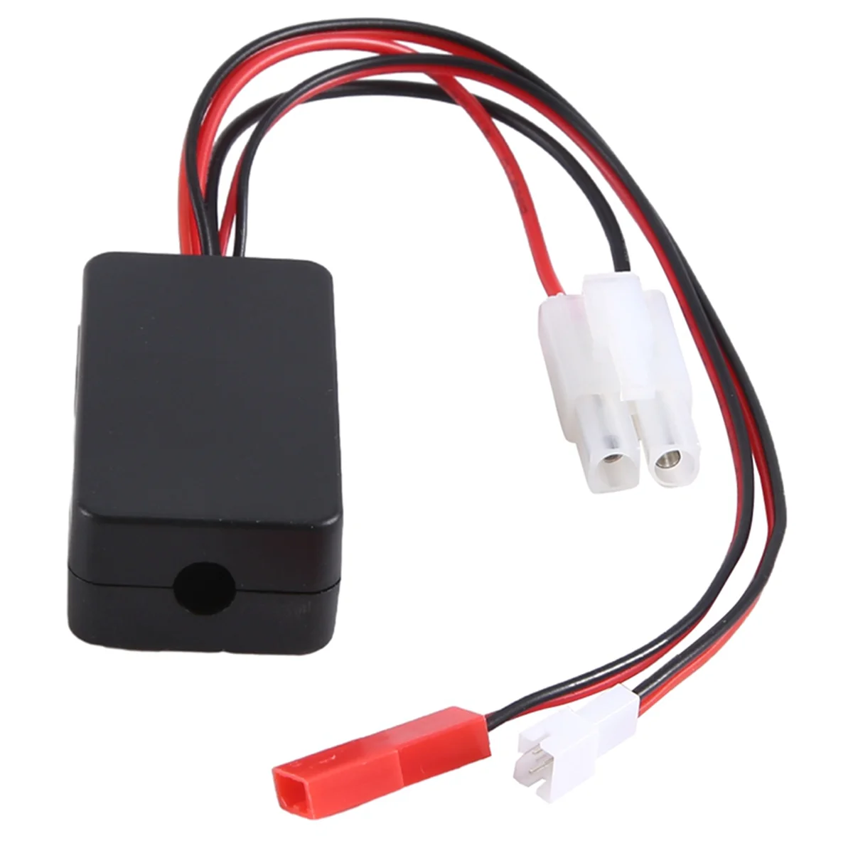 เครื่องควบคุมเครื่องกว้านจำลองอัตโนมัติแบบพกพาตัวรับรีโมทคอนโทรลไร้สายสำหรับรถตีนตะขาบ1/10แกน