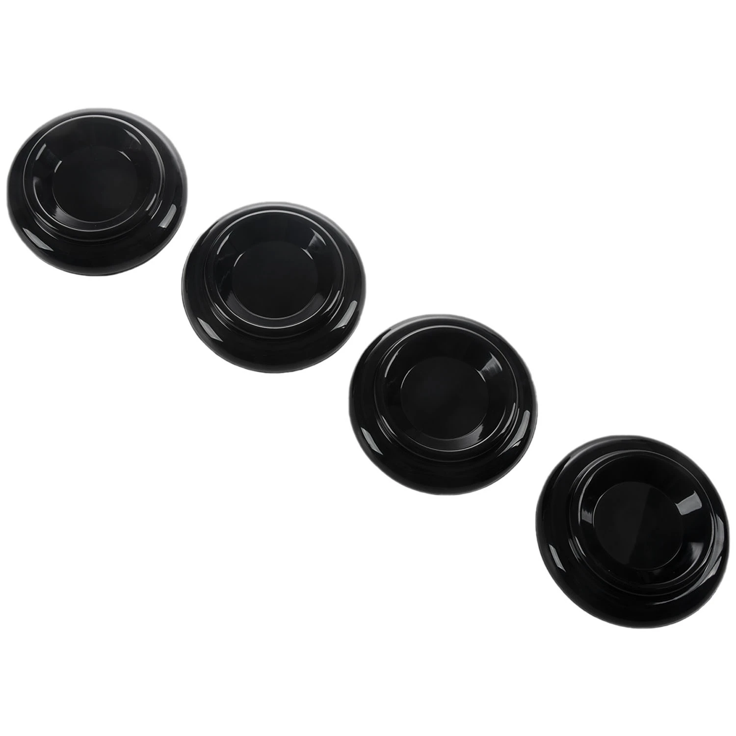 Piano Caster Cups 4Pcs Palstic Upright Piano Leg Cups Foot Pads Set Upright Piano Accessories(Black) HOT