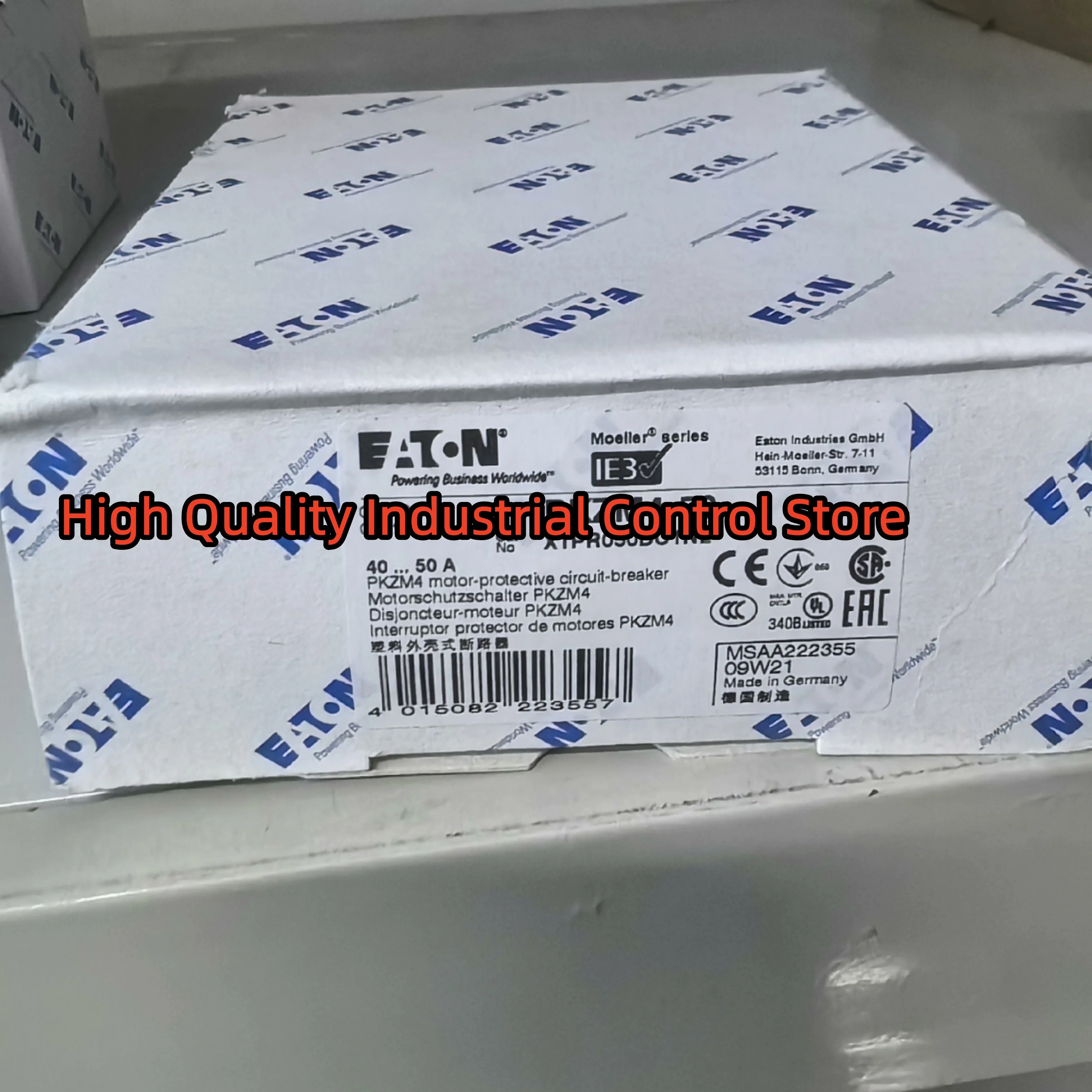 

Новый оригинальный переключатель двигателя NZM2-XTVD-60 PKZM4-50