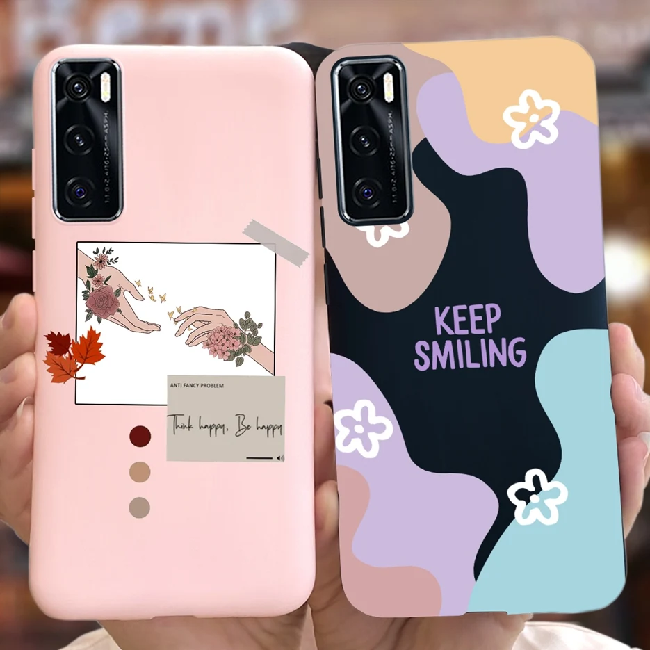 New Art Painted Case For Vivo V20 SE Back Cover Matte Soft Silicone Phone Cases For Vivo V 20 SE V20SE V2022 V2023 Fundas Bumper