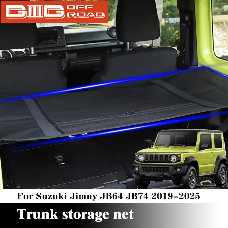 

Stowing Tidying Trunk Curtain Storage Belt For Suzuki Jimny JB64 JB74 2018+ 2019 2021 2022-2025 Organizer Interior Accessories